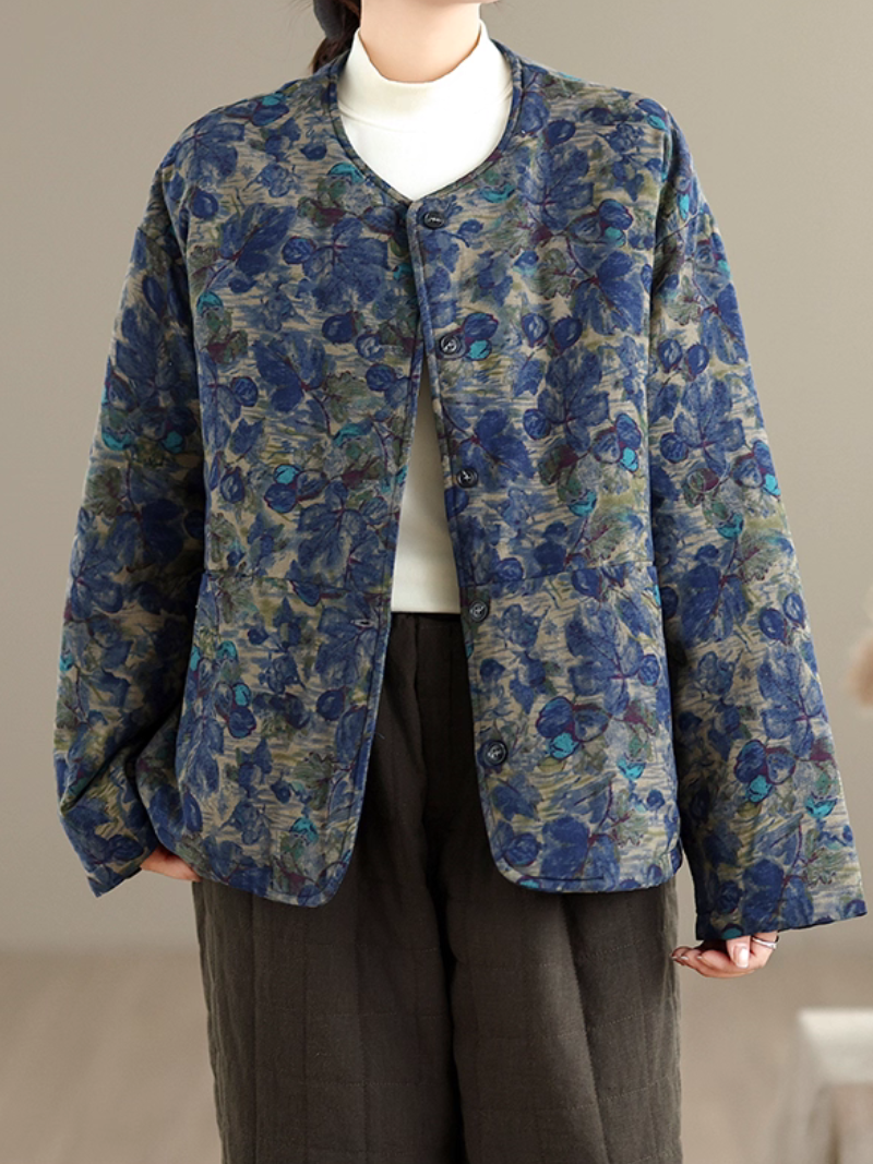 Women's Floral Padded Jacket 