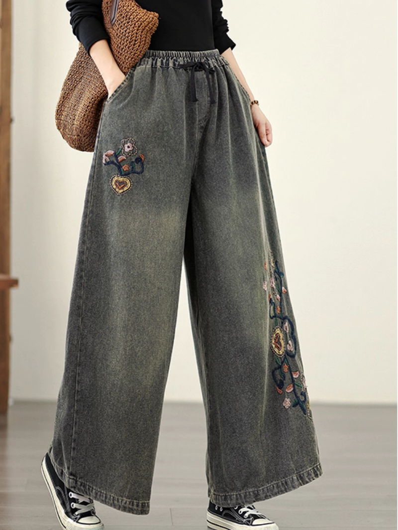 Women's Summer & Spring Retro Ethnic Stylish Printed Bottom