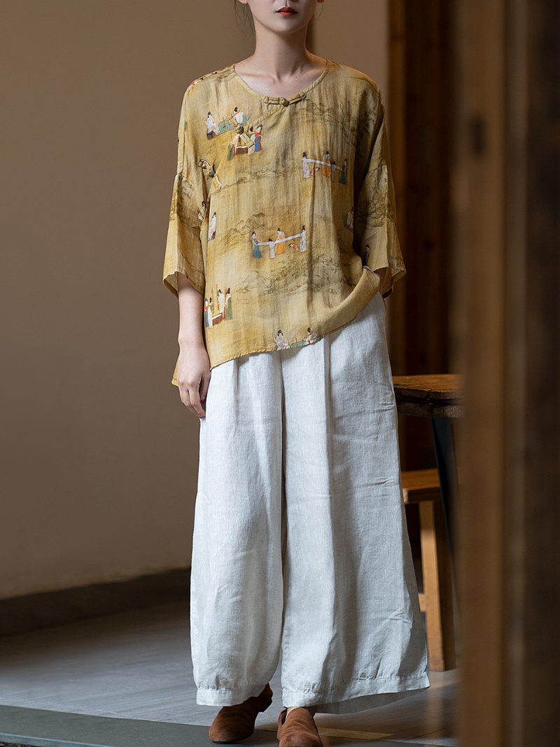 Women's Yellow Top
