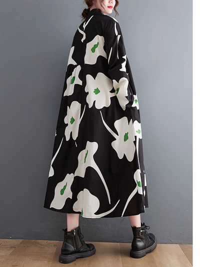 Women's printed A-Line Dress