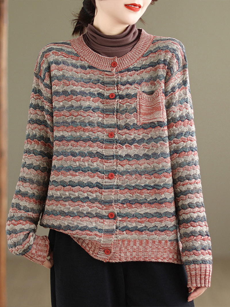 Who Love to Shine Women's Winter knitted Cardigan