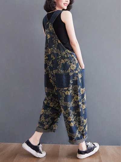 Elevate Your Style with Women's Printed Designer Dungarees