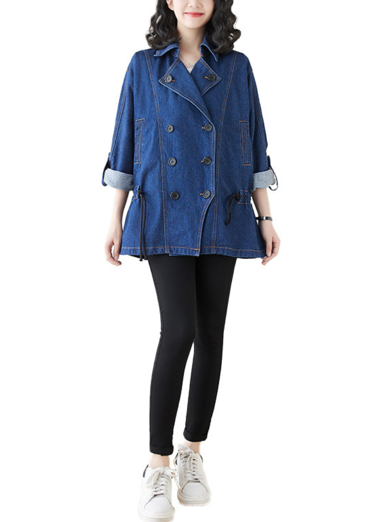 Women's Collar Button Jacket