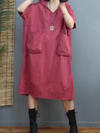 Women's  Everyday Wear Casual Mid-Length Large Pocket Hoodie Shirt