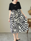 Women's Black A-line Dress