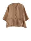 Women's Khaki  Shirt Top