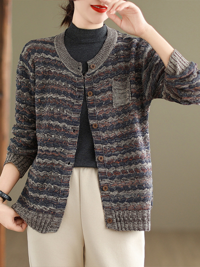Who Love to Shine Women's Winter knitted Cardigan