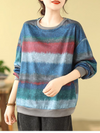 Women Colorful Striped Top