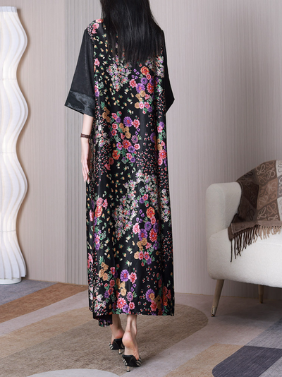Women's Silk A-line Dress
