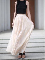 Breezy Weekend Maxi Skirt — Flowing Cotton Gauze, Effortlessly Flattering