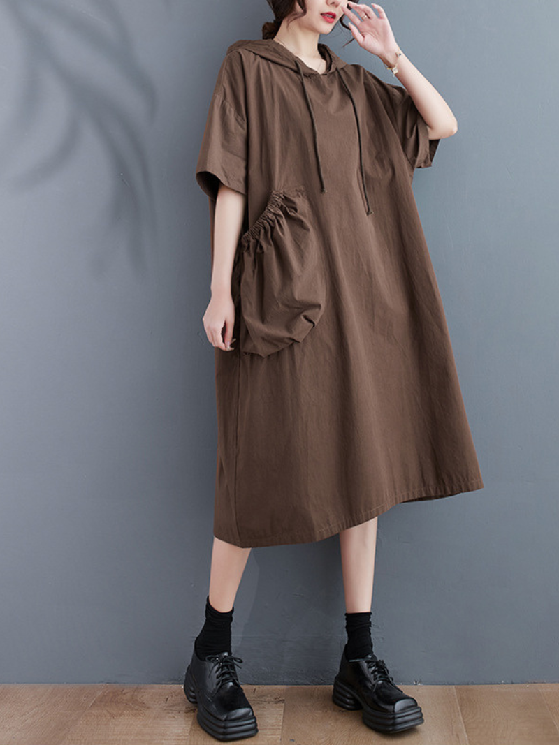 Women's Cotton Hoodie Dress