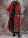 Women's  Bold and Beautiful Winter Plaid Coat