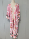 Women's Pink Kimono Jacket