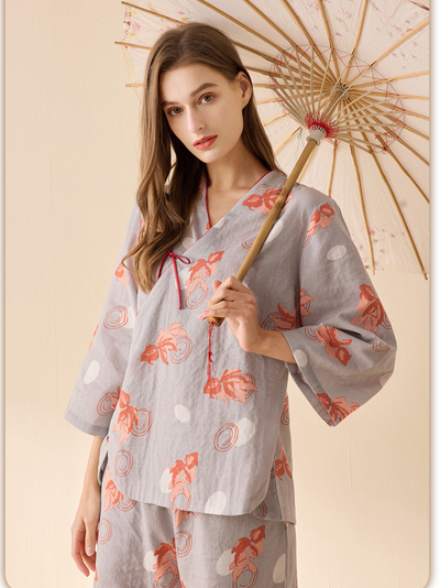 Women's Floral Pajamas Suit
