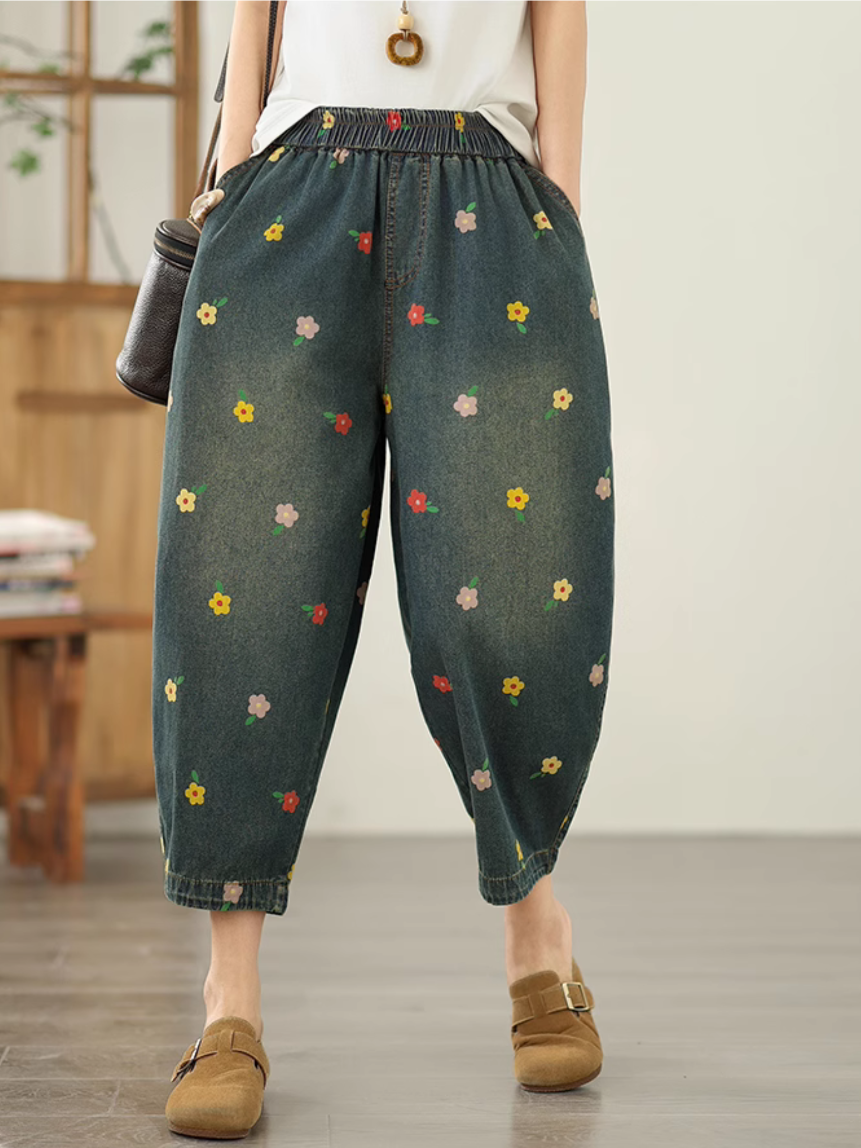 Women's  All Day Comfort & Beautifull Printed Bottom