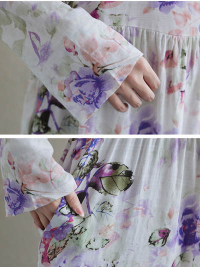 Cool and Beautiful Women's Printed Smock Dress