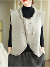 women's All-in-One Style knitted Vest Coat