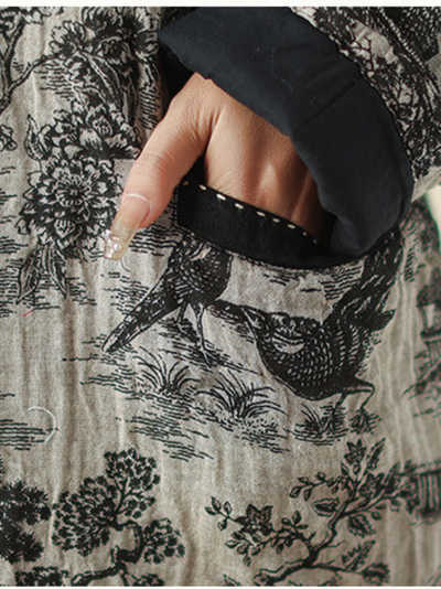 Women's Boho Bliss Artist Printed Pockets Top