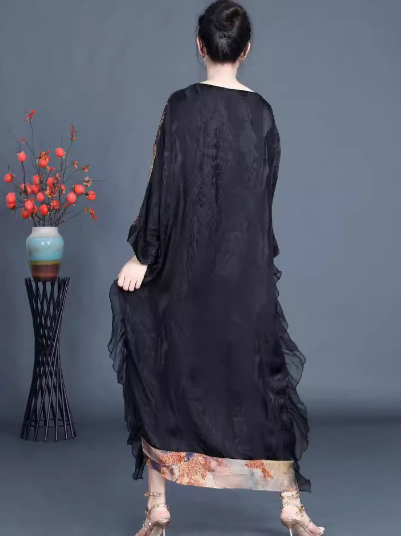 Women's  Luxurious Timeless Elegance Large Size Maxi Dress