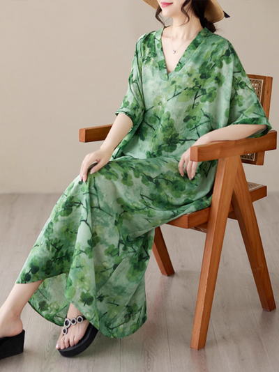 Women's Loose Kaftan Dress