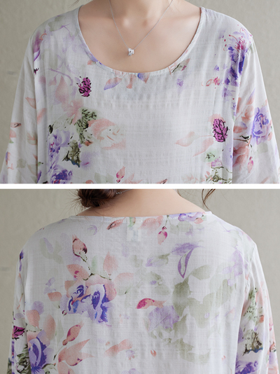 Cool and Beautiful Women's Printed Smock Dress