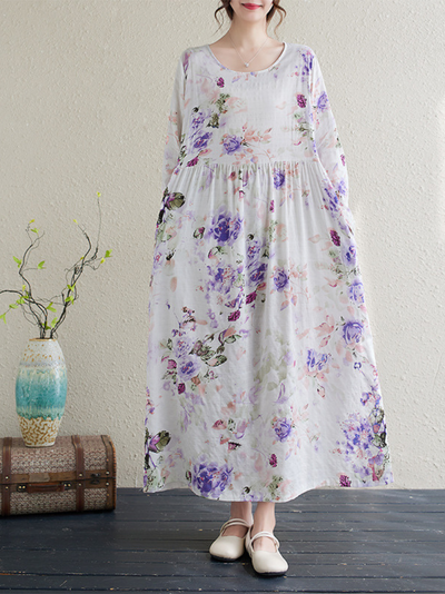Cool and Beautiful Women's Printed Smock Dress