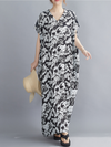 Women's Black Kaftan Dress