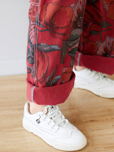 Women's Dreamy Printed Large Size Overalls Dungarees