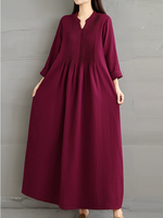 Elegant Women's Relaxed Fit Summer Smock Dress | Eva Trends