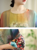 Feel-Good Floral Blouse — Effortless Chiffon Blend for Everyday Polished Style