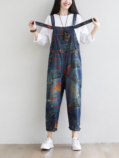Women'sLarge Size  Overalls 