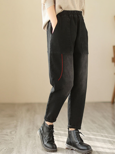 Women's Modern Classics Embroidered Elastic Bottom