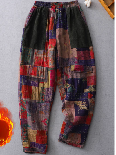 Women's Fashionable Prints ColorFull Pants Bottom