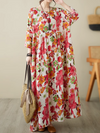 Women's Flower Smock Dress