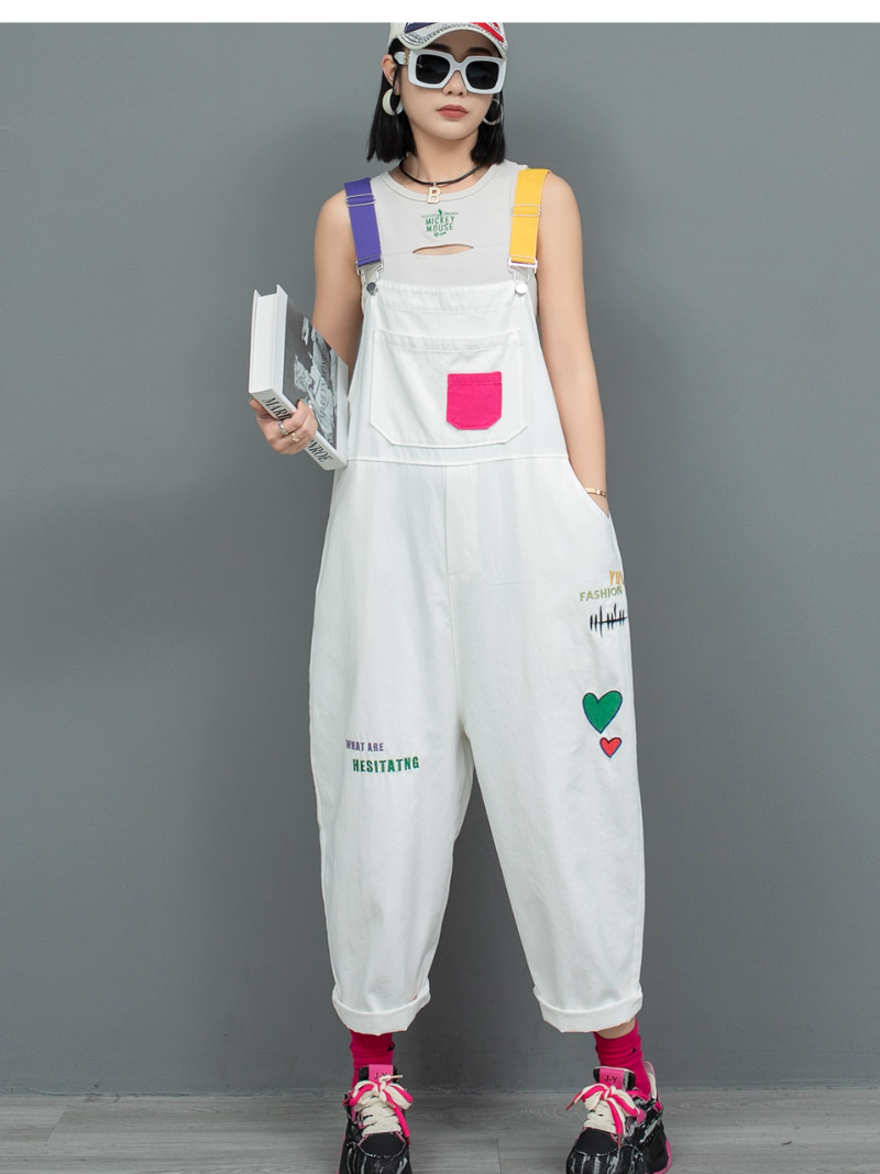 Women's Loose Dungaree 