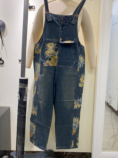 Wildest Dreams Cotton Denim Overalls Dungarees
