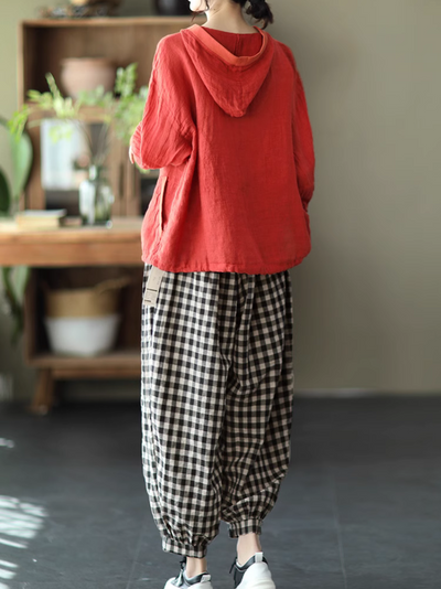 Women's Casual or Semi-formal Wear Plaid Bottom