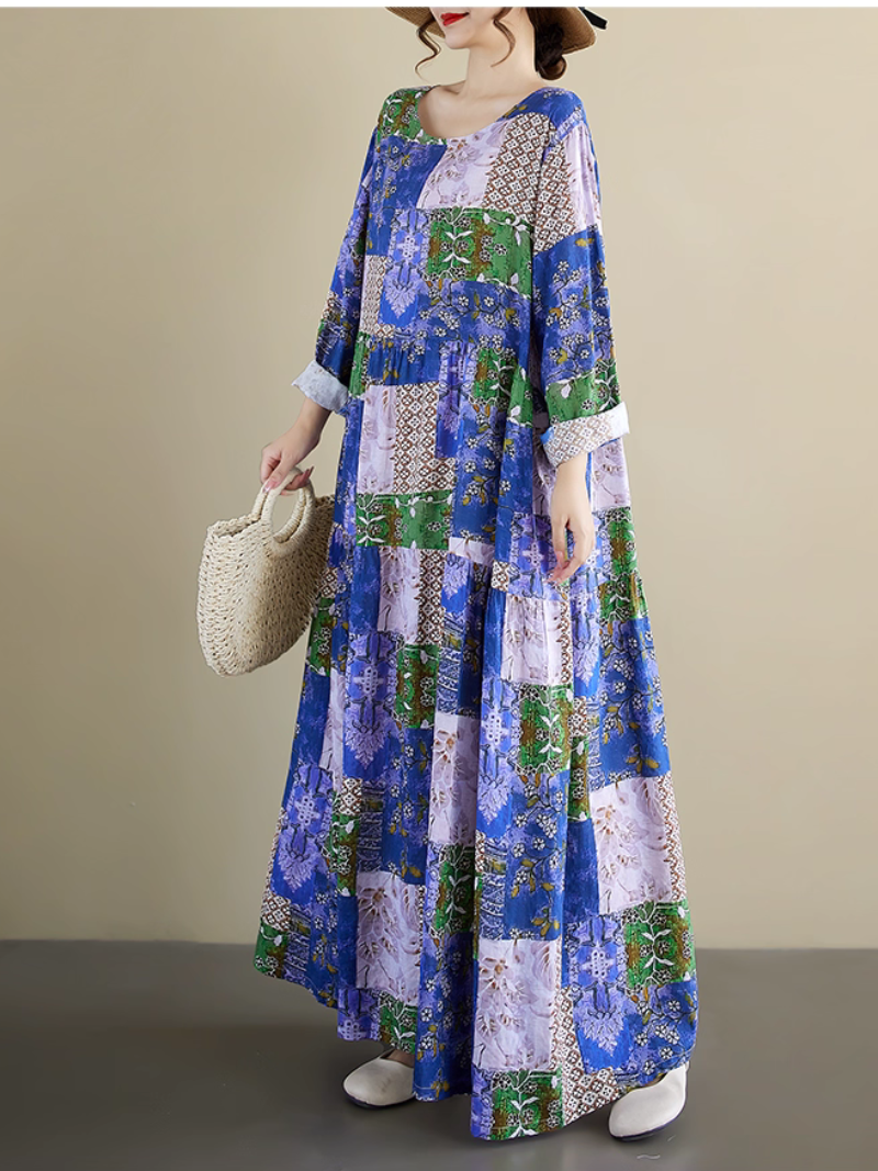 Women’s Summer Graceful & Modern Floral Smock Dress
