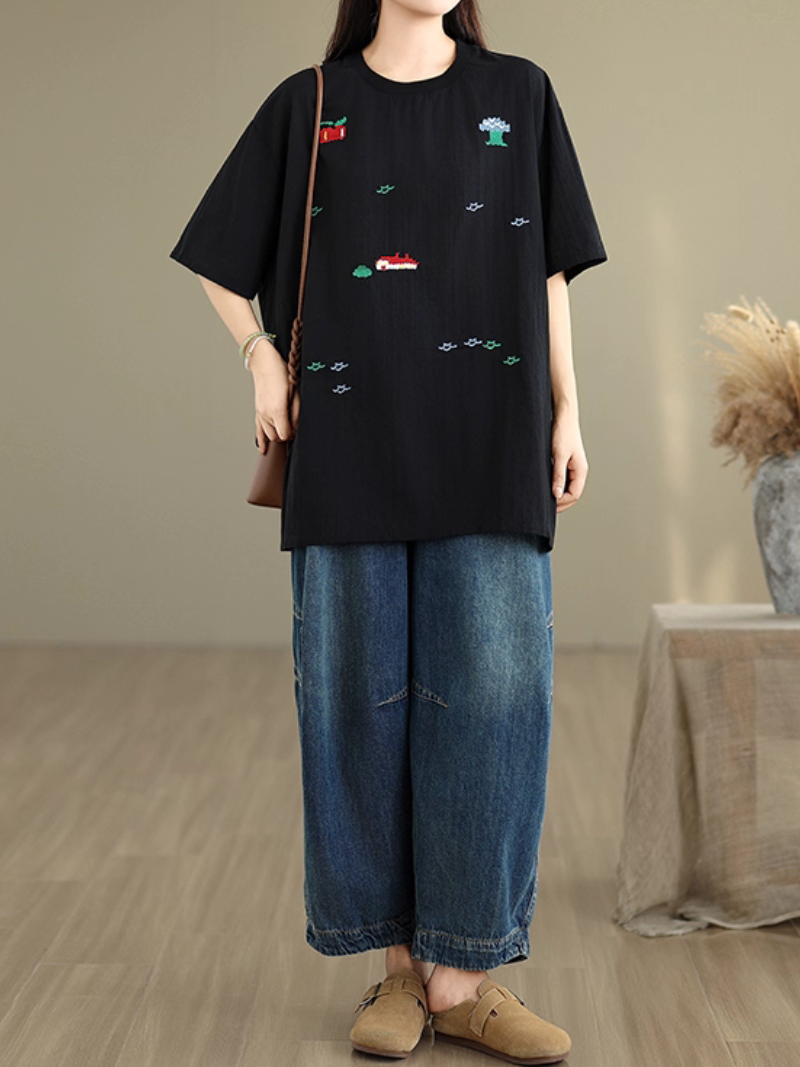 Summer  Black Versatile Top 