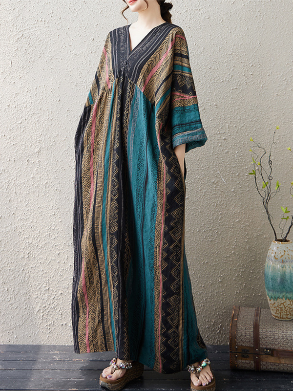 Women's Loose Kaftan Dress 