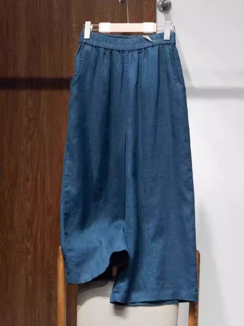 Women's Comfy & Trendy Solid Color Straight-Leg Bottoms