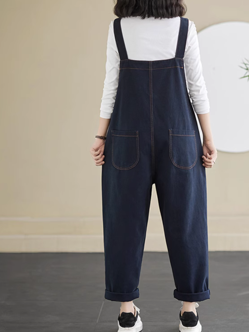 Women's Dark Blue Dungaree