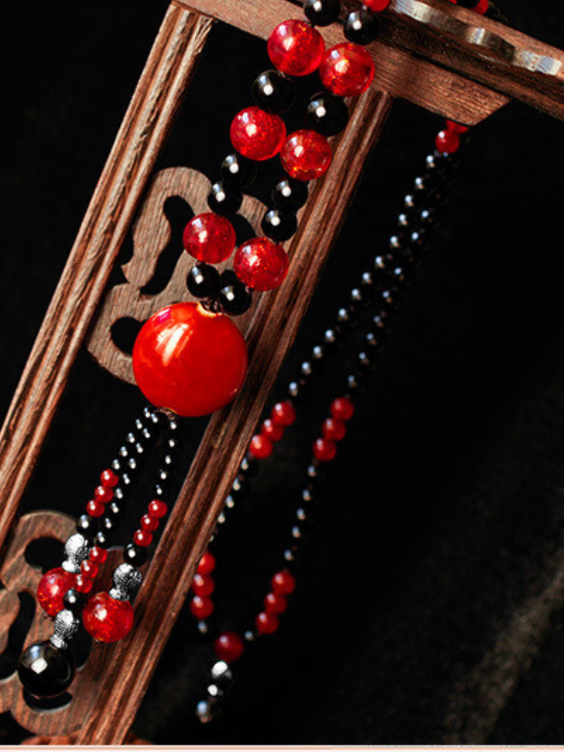 Women's Trendy  Natural Stone Crystal Necklace
