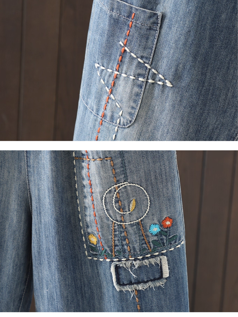 Women's Retro Loose Bottom