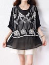 Women's Stylish Loose Good-Looking Embroidery Top