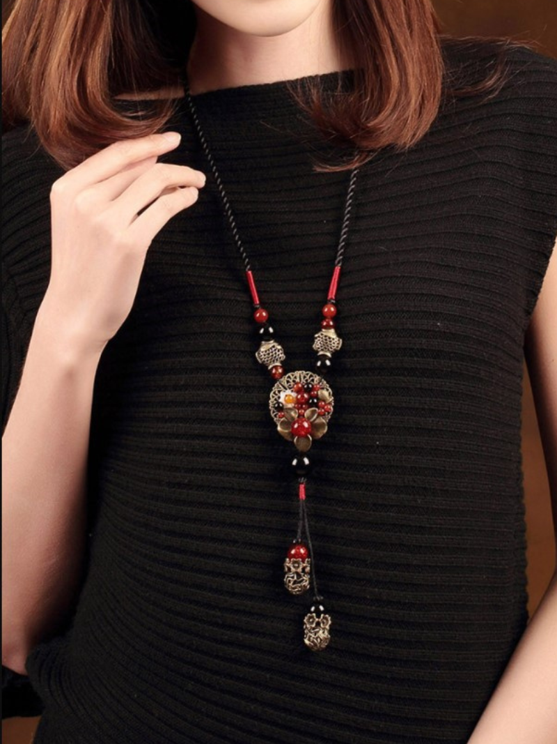 Women's Summer Shine Bright Crystal  Loose Necklace.