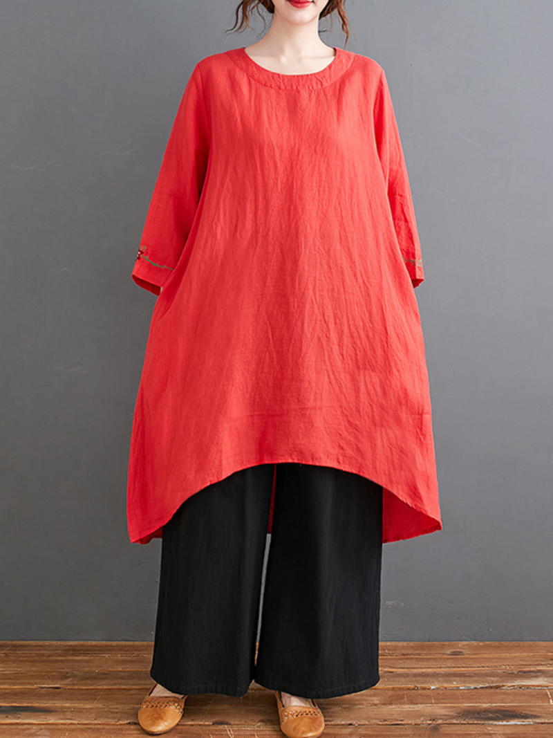   Round Neck Women's A-Line dress