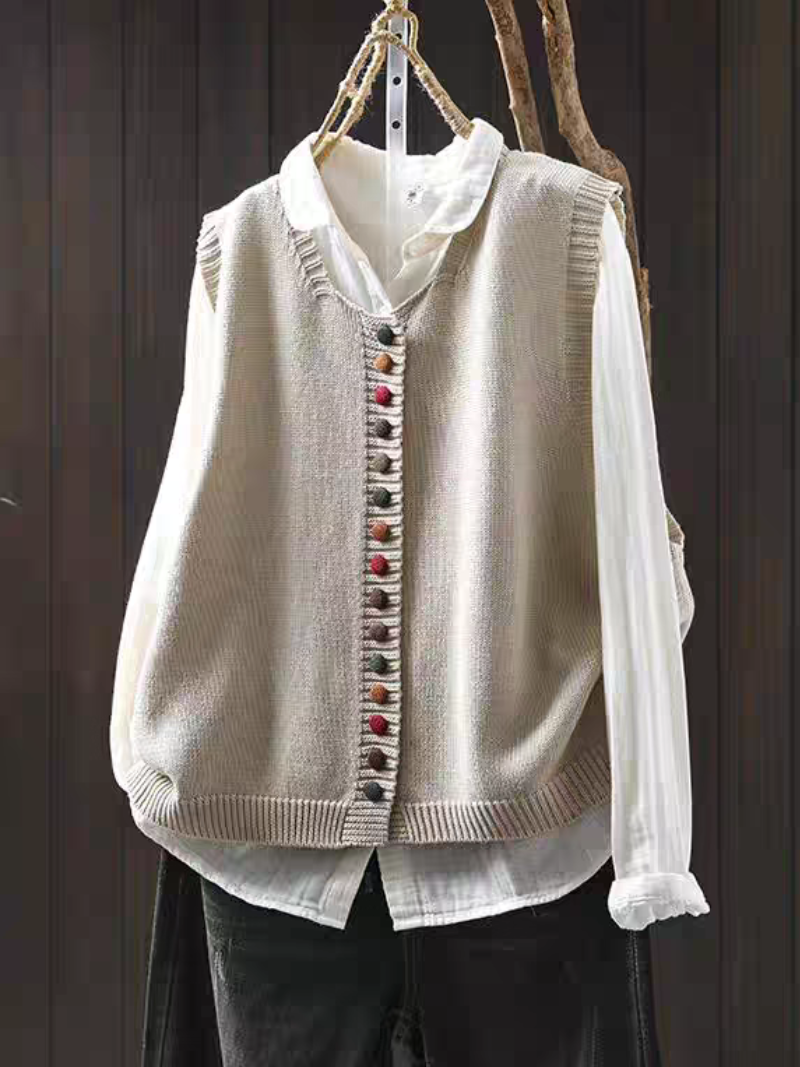 Women's Off White Loose Top 