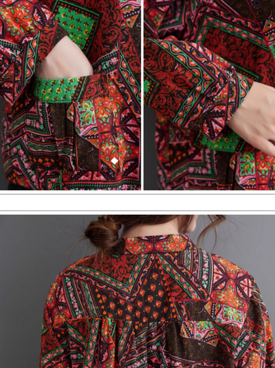 Floral Delight Cardigan Casual Tops for Women's