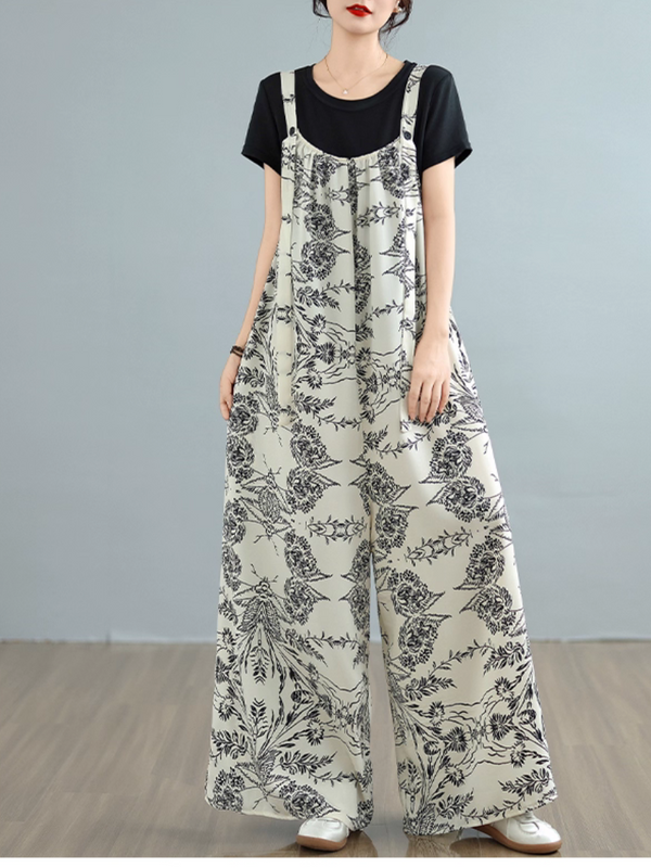 Women's Loose Dungaree 